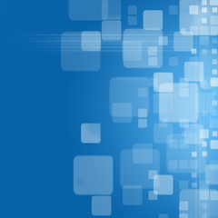 Abstract blue background ; Technology concept.
