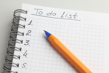 To do list