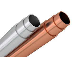 Rohre Profile innen aufsteigend