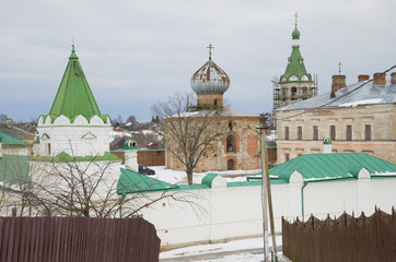 Obraz premium Церковь Николая Чудотворца в Никольском монастыре. Старая Ладога