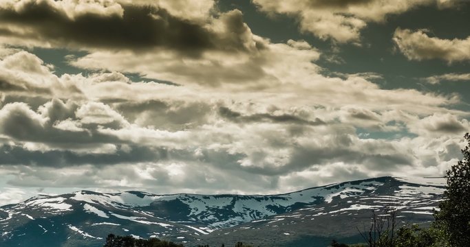 4K, Epic and dramatic time lapse of Ansalsnes area in Norway