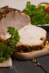 Roasted pork