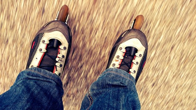 Inlineskates man on the run Variante 3
