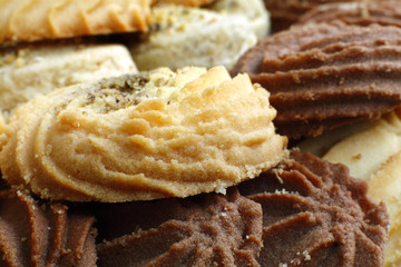 Closeup of biscuits