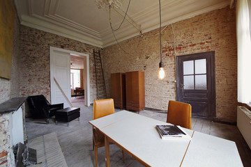 intérieur brut contemporain