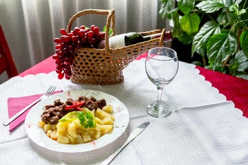 Traditional Hungarian goulash