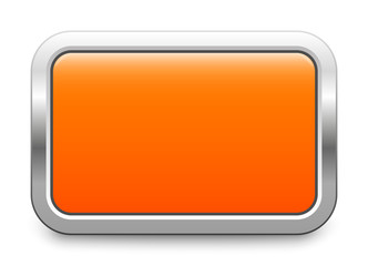 Orange metallic button - rectangular template