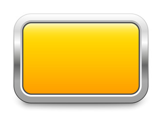 Yellow metallic button - rectangular template