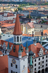 Fototapeta na wymiar Buildings in munich city center