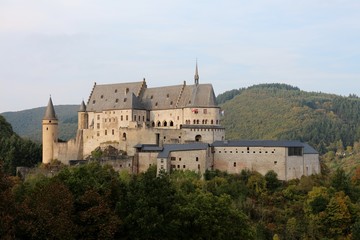Fototapeta na wymiar Vianden Castle, Luxembourg