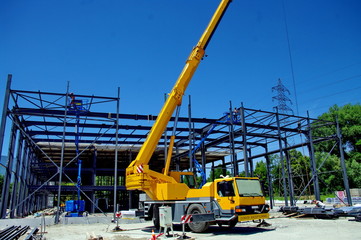 construction métalliques d'un entrepot