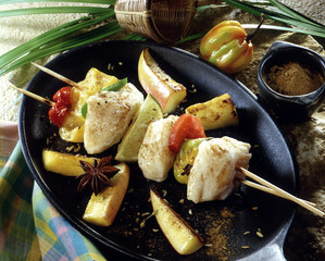 brochette de poisson