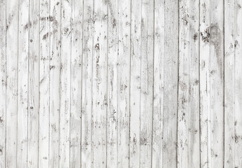 Fototapeta na wymiar Old white wooden wall background photo texture
