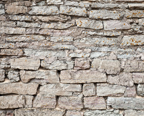 Old gray stone wall detailed texture