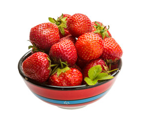Strawberry in the bowl