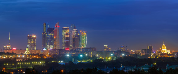 Obraz premium Moscow City
