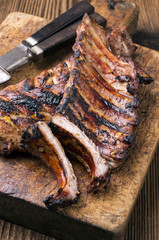 grilled spare ribs