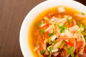 agrio sauce for traditional ecuadorian plates