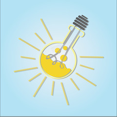 Big Idea Over Color Background