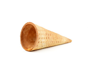 blank crispy ice cream cone