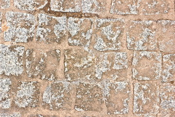 Dirty grunge block pavement texture. 