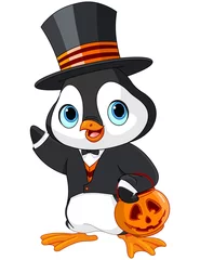 Gardinen Halloween Penguin © Anna Velichkovsky