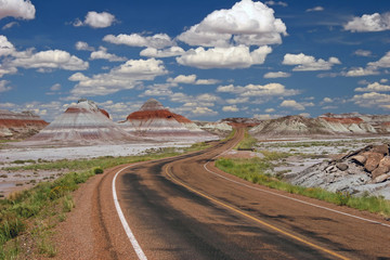 Teepee Rock Formations - Painted Desert National Park, Arizona