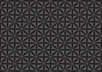 Seamless Black Repeated Pattern Wallpaper