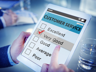 Customer Ranking an Online Service Quality