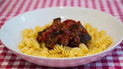 pasta alla norma dish