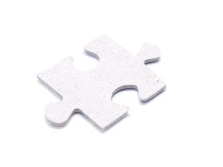 Obraz premium puzzle on a white background