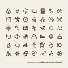 miscellaneous icons (collection)