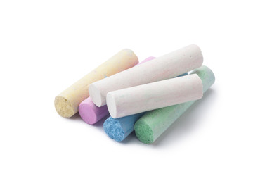 arious colors of chalks