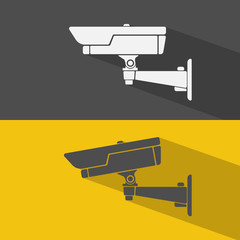 CCTV icons set.