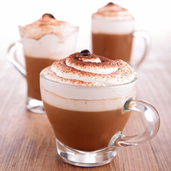 coffee with cream foam