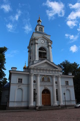 Fototapeta na wymiar Transfiguration Cathedral in Vyborg town.