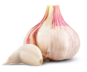 Garlic isolated