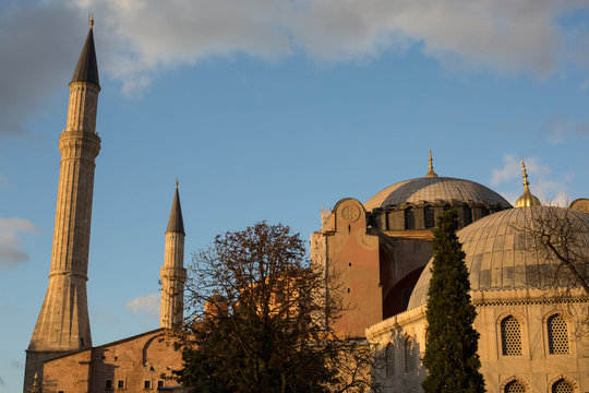 Hagia Sophia at sunset