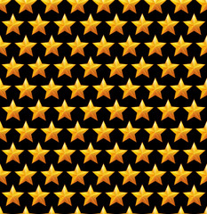 Seamless Star Background. Vector Pattern.