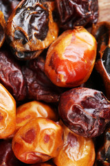 Dried dates background