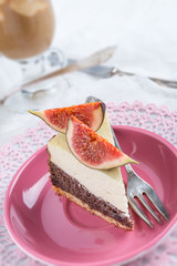 with figs poppy seed cheesecake
