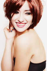 Fototapeta premium Smiling Woman Beauty Portrait
