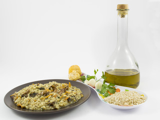 Risotto with mushrooms