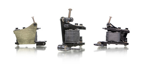 Tattoo machine collage