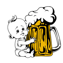 Free Free 122 Beer And Baby Bottle Svg SVG PNG EPS DXF File