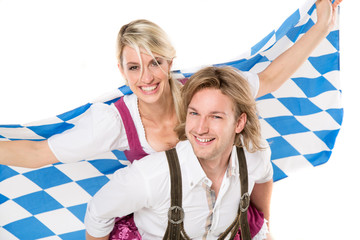 Paar in Tracht