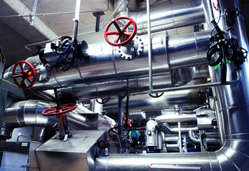 Industrial zone, Steel pipelines and equipment