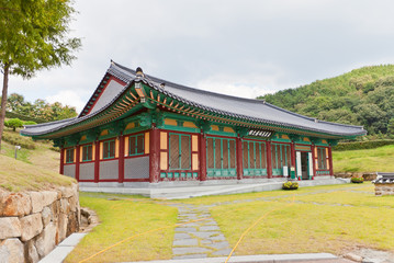 Obraz premium History Hall of Dongnae castle in Busan, Korea
