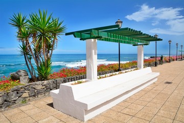 Ocean Promenade in Puerto de la Cruz, Tenerife.