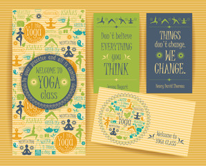 Design set for yoga class